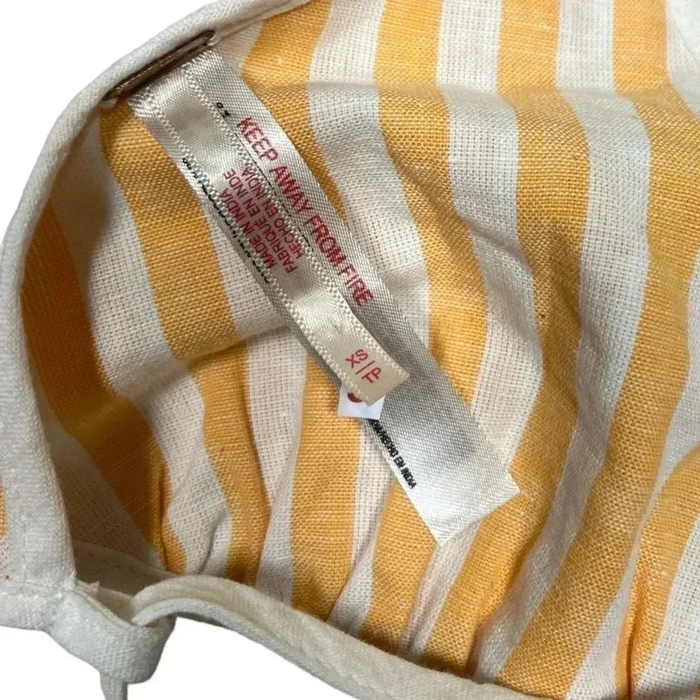 Free People Striped Triangle Wrap Around Waist Bralette Top Size XS - Picture 7 of 9